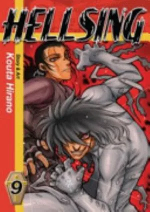 Cover of HELLSING volume 9, English edition