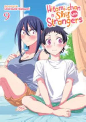 Cover of Hitomi-chan is Shy With Strangers volume 9, English edition