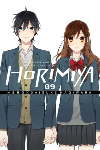 Cover of Horimiya volume 9, English edition