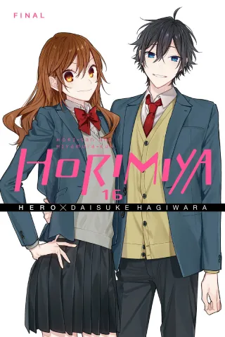Cover of Horimiya volume 16, English edition
