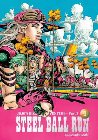 Cover of JoJo's Bizarre Adventure: Part 7-Steel Ball Run volume 7, English edition