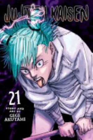 Cover of Jujutsu Kaisen volume 21, English edition