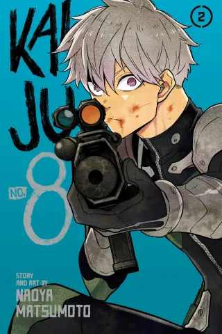 Cover of Kaiju No.8 volume 2, English edition