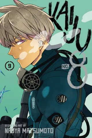 Cover of Kaiju No.8 volume 9, English edition