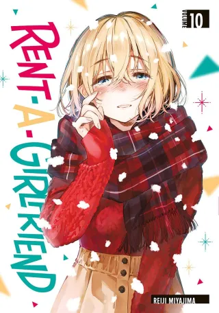 Cover of Rent-A-Girlfriend volume 10, English edition