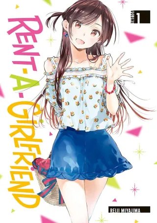 Cover of Rent-A-Girlfriend volume 1, English edition
