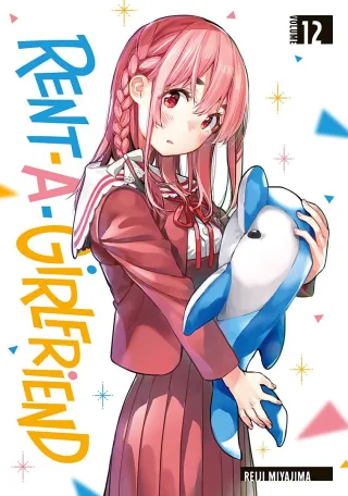 Cover of Rent-A-Girlfriend volume 12, English edition