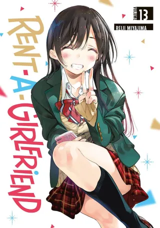 Cover of Rent-A-Girlfriend volume 13, English edition