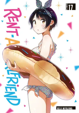 Cover of Rent-A-Girlfriend volume 17, English edition