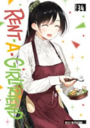 Cover of Rent-A-Girlfriend volume 34, English edition