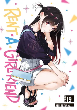 Cover of Rent-A-Girlfriend volume 19, English edition