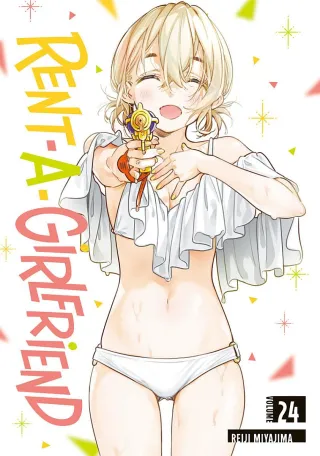 Cover of Rent-A-Girlfriend volume 24, English edition