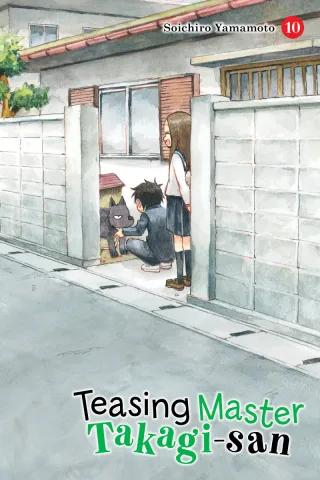 Cover of Teasing Master Takagi-san volume 10, English edition