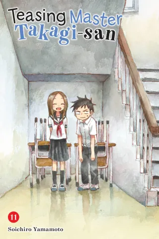 Cover of Teasing Master Takagi-san volume 11, English edition