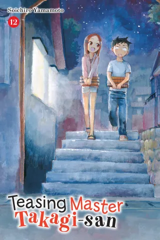 Cover of Teasing Master Takagi-san volume 12, English edition