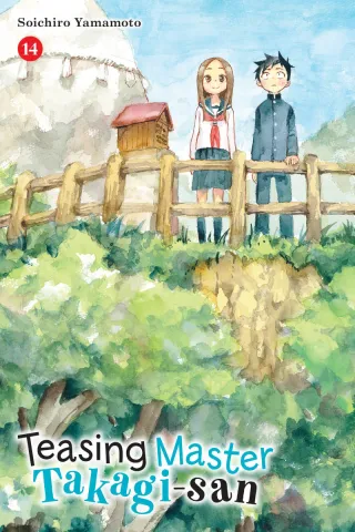 Cover of Teasing Master Takagi-san volume 14, English edition