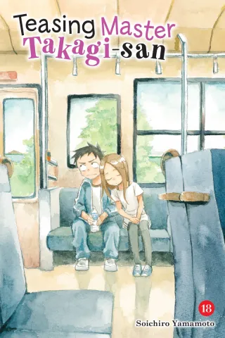 Cover of Teasing Master Takagi-san volume 18, English edition