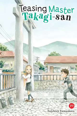 Cover of Teasing Master Takagi-san volume 19, English edition
