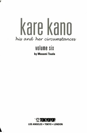 Cover of Kare Kano: His and Her Circumstances volume 6, English edition