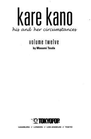Cover of Kare Kano: His and Her Circumstances volume 12, English edition