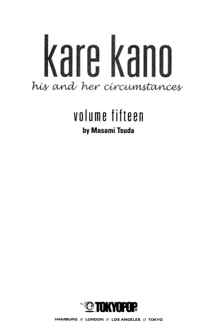 Cover of Kare Kano: His and Her Circumstances volume 15, English edition