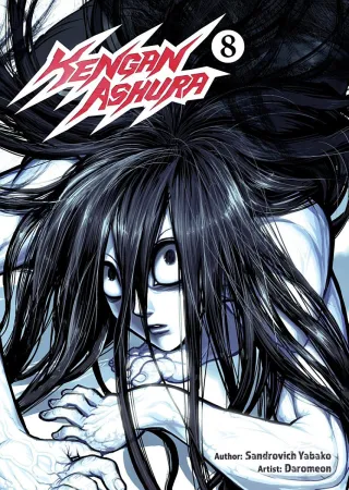 Cover of Kengan Ashura volume 8, English edition