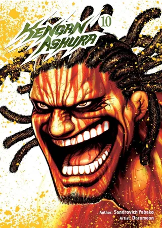 Cover of Kengan Ashura volume 10, English edition