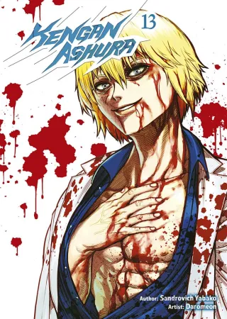 Cover of Kengan Ashura volume 13, English edition
