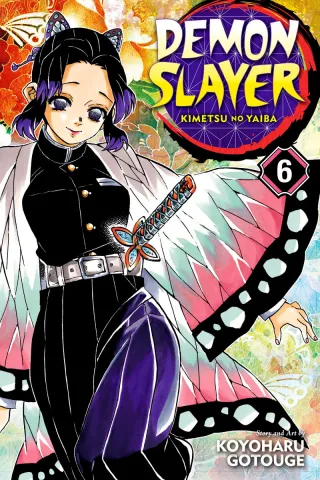 Cover of Demon Slayer: Kimetsu no Yaiba volume 6, English edition