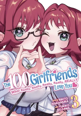 Cover of The 100 Girlfriends Who Really, Really, Really, Really, Really Love You volume 3, English edition