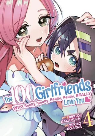 Cover of The 100 Girlfriends Who Really, Really, Really, Really, Really Love You volume 4, English edition