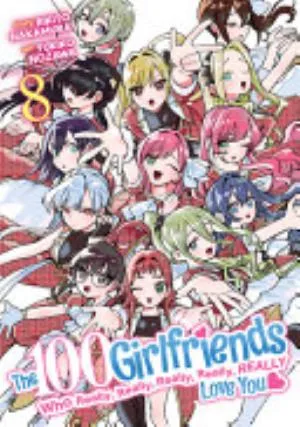 Cover of The 100 Girlfriends Who Really, Really, Really, Really, Really Love You volume 8, English edition