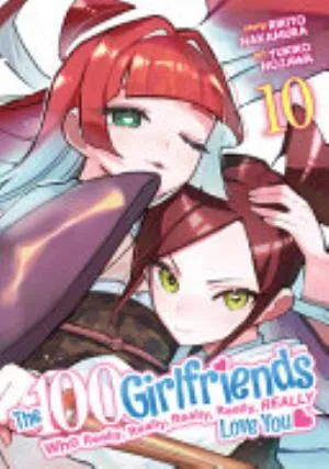 Cover of The 100 Girlfriends Who Really, Really, Really, Really, Really Love You volume 10, English edition