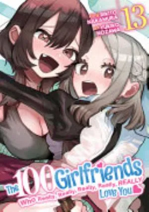 Cover of The 100 Girlfriends Who Really, Really, Really, Really, Really Love You volume 13, English edition