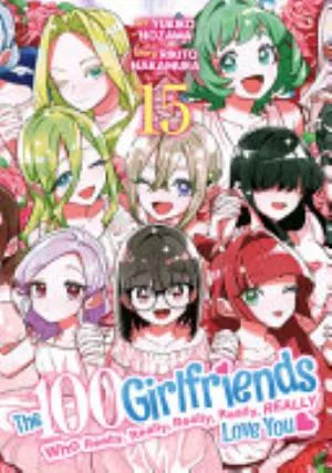 Cover of The 100 Girlfriends Who Really, Really, Really, Really, Really Love You volume 15, English edition