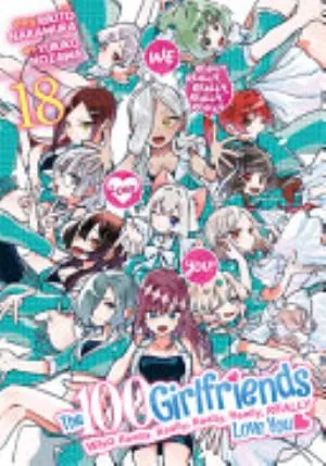 Cover of The 100 Girlfriends Who Really, Really, Really, Really, Really Love You volume 18, English edition