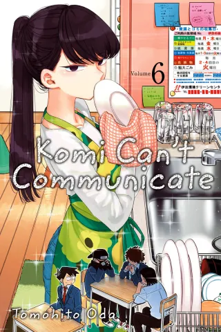 Cover of Komi Can't Communicate volume 6, English edition