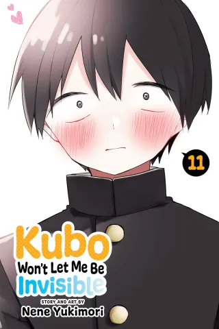 Cover of Kubo Won't Let Me Be Invisible volume 11, English edition