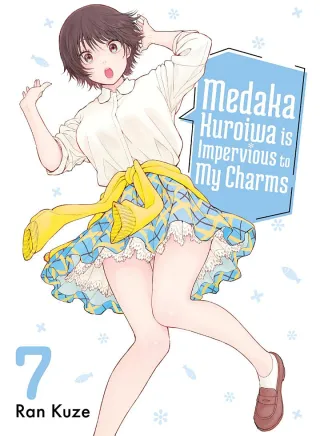 Cover of Medaka Kuroiwa is Impervious to My Charms volume 7, English edition