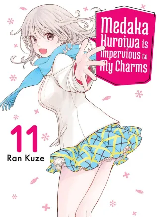 Cover of Medaka Kuroiwa is Impervious to My Charms volume 11, English edition