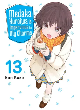 Cover of Medaka Kuroiwa is Impervious to My Charms volume 13, English edition