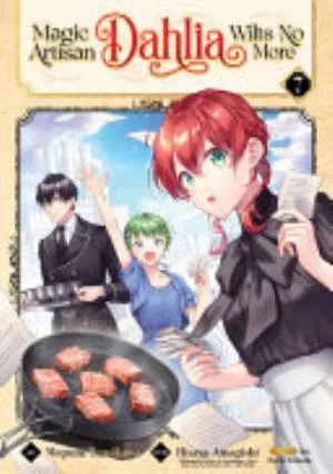 Cover of Magic Artisan Dahlia Wilts No More volume 7, English edition