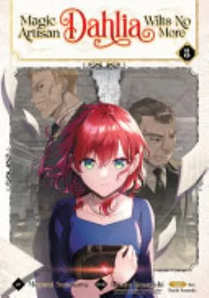 Cover of Magic Artisan Dahlia Wilts No More volume 8, English edition