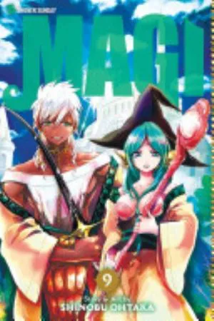 Cover of Magi: The Labyrinth of Magic volume 9, English edition