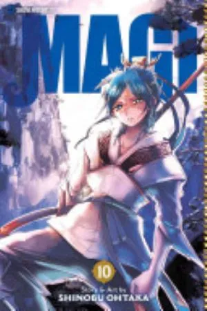 Cover of Magi: The Labyrinth of Magic volume 10, English edition