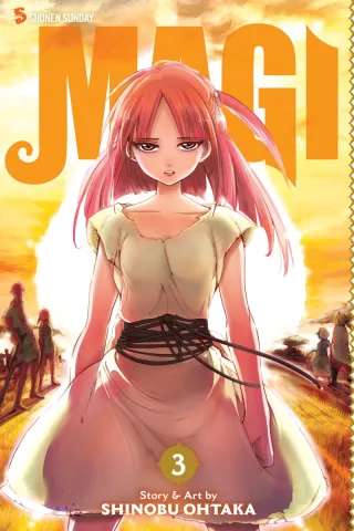 Cover of Magi: The Labyrinth of Magic volume 3, English edition