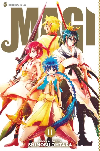 Cover of Magi: The Labyrinth of Magic volume 11, English edition