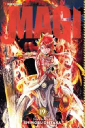 Cover of Magi: The Labyrinth of Magic volume 19, English edition