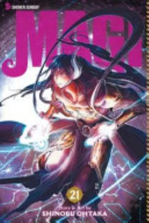 Cover of Magi: The Labyrinth of Magic volume 21, English edition