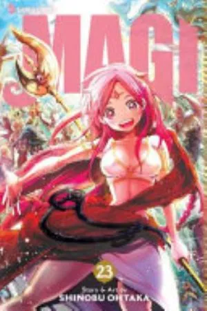 Cover of Magi: The Labyrinth of Magic volume 23, English edition